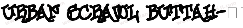 Urban Scrawl Buttah字体转换